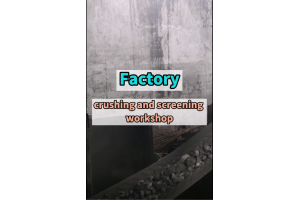 Crushing and screening workshop known by casting talents (with benefits at the end of the film)
