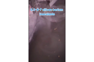 Production process of silicon barium inoculants